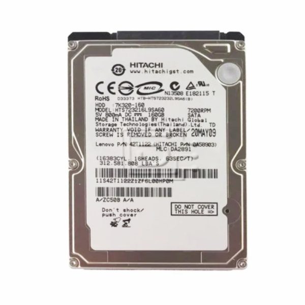 هارد دیسک لپ تاپ هیتاچی مدل N13508 ظرفیت 320 گیگابایت