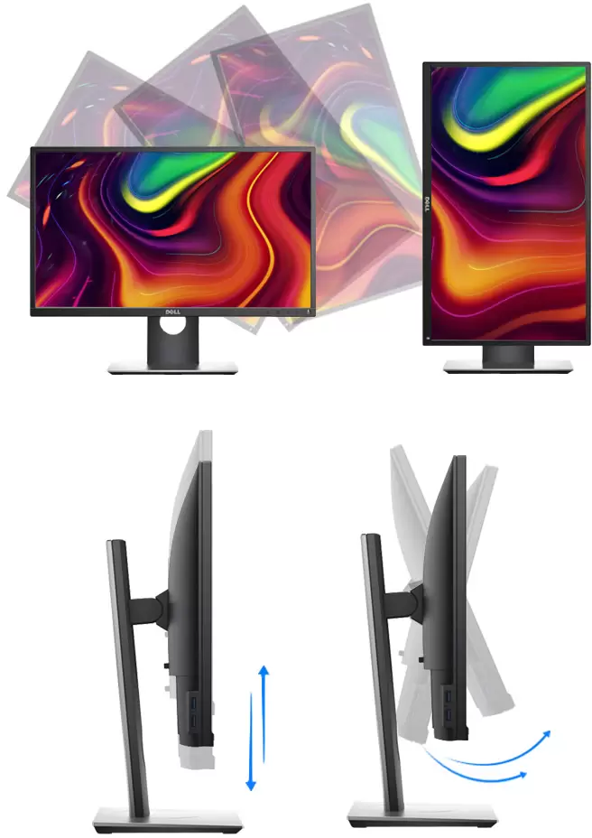 مانیتور 22 اینچی دل P2217h