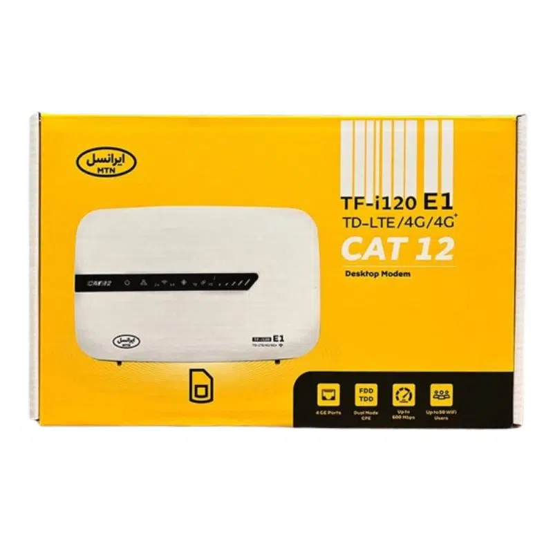 مودم 4G/TD-LTE ایرانسل مدل TF-i120 E1