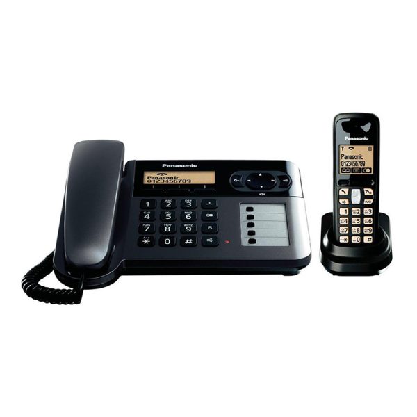 تلفن بی‌سیم پاناسونیک مدل KX-TG6451 همراه یک گوشی بیسیم