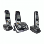 تلفن بی‌سیم پاناسونیک مدل KX-TG6531C سه گوشی