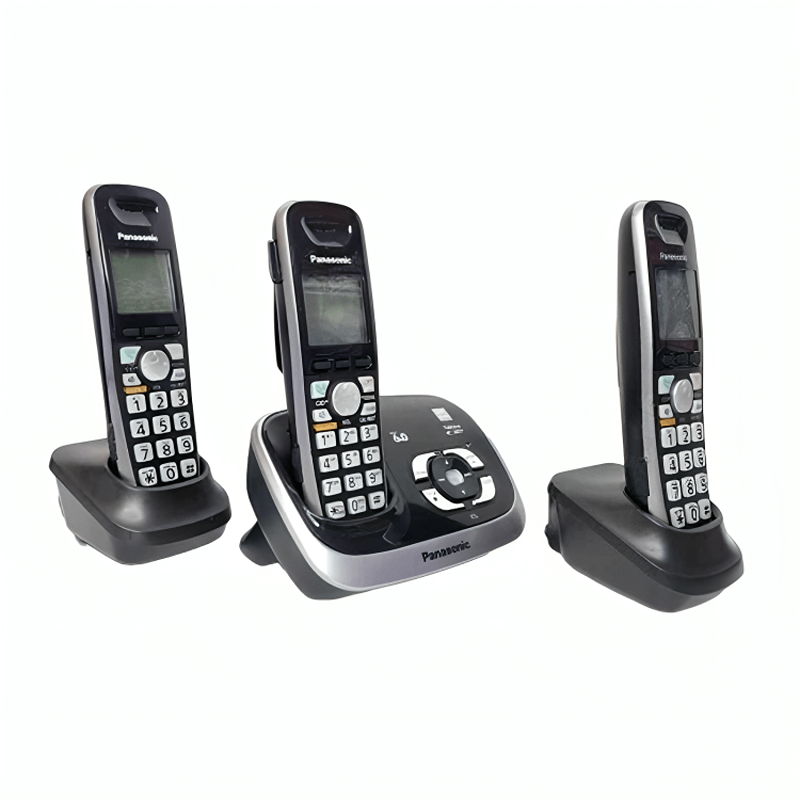 تلفن بی‌سیم پاناسونیک مدل KX-TG6531C سه گوشی
