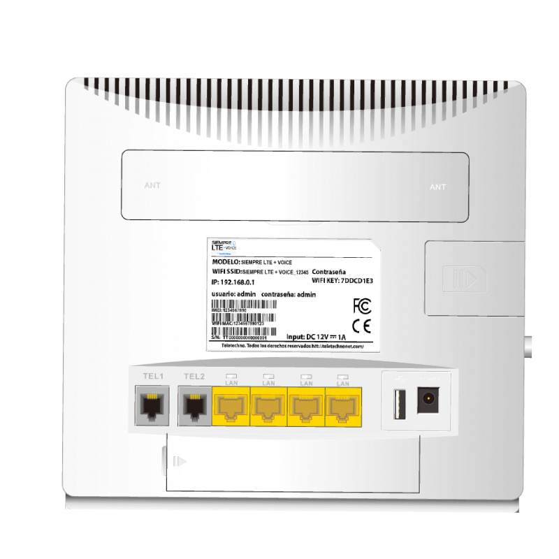 مودم روتر 3G/4G/LTE سیمپر مدل Siempre LTE Voice دارای قابلیت باتری داخلی