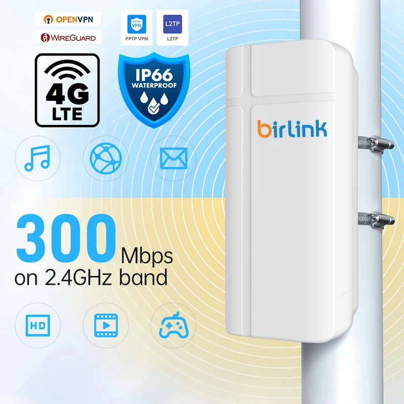 مودم روتر فضای باز 4G/LTE بیرلینک مدل BL420