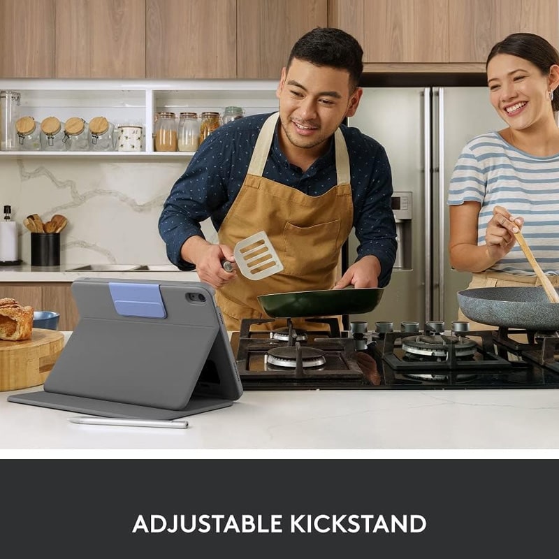 کیبورد بی‌سیم لاجیتک Logitech Rugged Folio مخصوص آیپد نسل 10