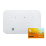 مودم 2G/3G/4G/4.5G/TD-LTE هوآوی مدل B612 به همراه سیم کارت تک نت با بسته 300 گیگ یکساله