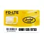 سیم کارت 4G/4.5G اعتباری ایرانسل 09011359733 به همراه 1 گیگ اینترنت یک ماهه