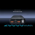 پاوربانک 20 وات اوراین نو مدل P204 ظرفیت 20000 میلی آمپر ساعت