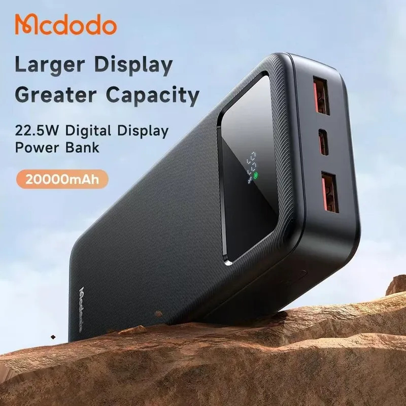 پاوربانک مک دودو مدل mc-424 ظرفیت 20000 میلی آمپر ساعت