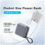 پاوربانک 35 وات کیو سی وای مدل PB10C ظرفیت 10000 میلی‌آمپر ساعت