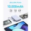 پاوربانک 22.5 وات انکر مدل A1257 ظرفیت 10000 میلی آمپر ساعت به همراه کابل USB-C