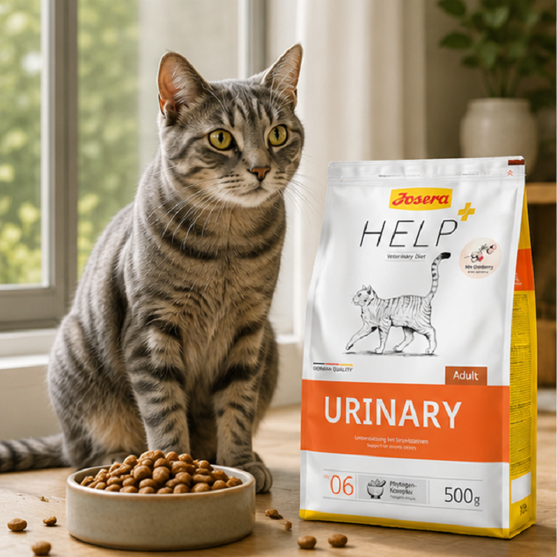 غذای خشک گربه یورینری جوسرا درمانی 500 گرم Josera Help Urinary