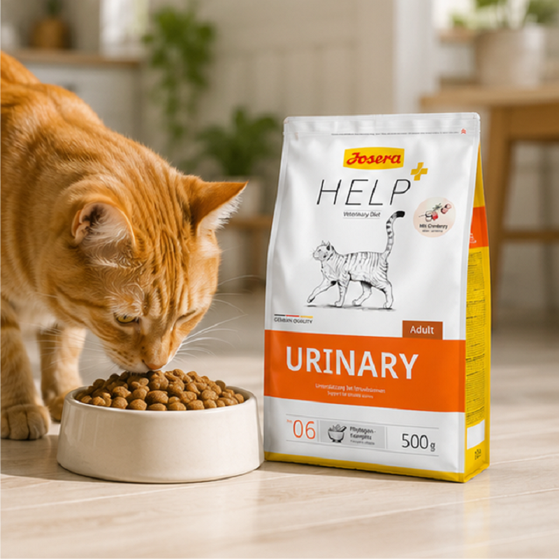 غذای خشک گربه یورینری جوسرا درمانی 500 گرم Josera Help Urinary