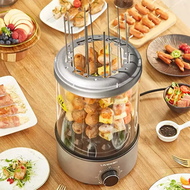 کباب پز بدون دود شیائومی BBQ smokeless Liven KL-J121 (جعبه باز)