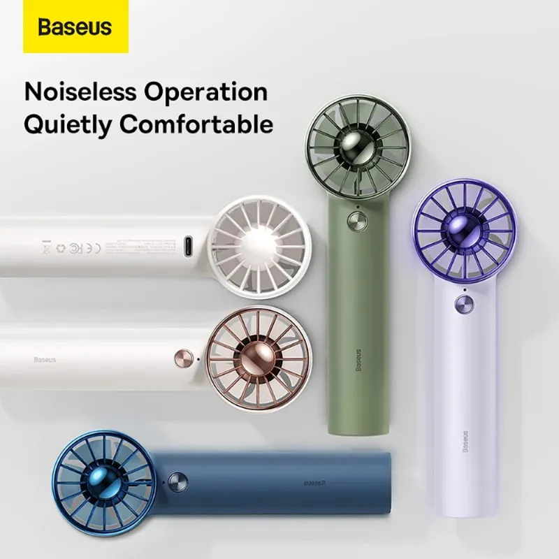 پنکه دستی قابل شارژ باسئوس Baseus Flyer Turbine Handheld Fan BS-HF001