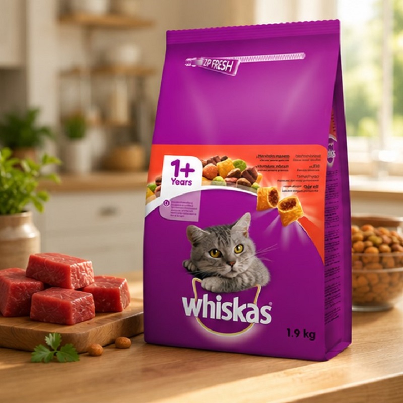 غذای خشک گربه بالغ ویسکاس 1.9 کیلوگرم Whiskas Adult