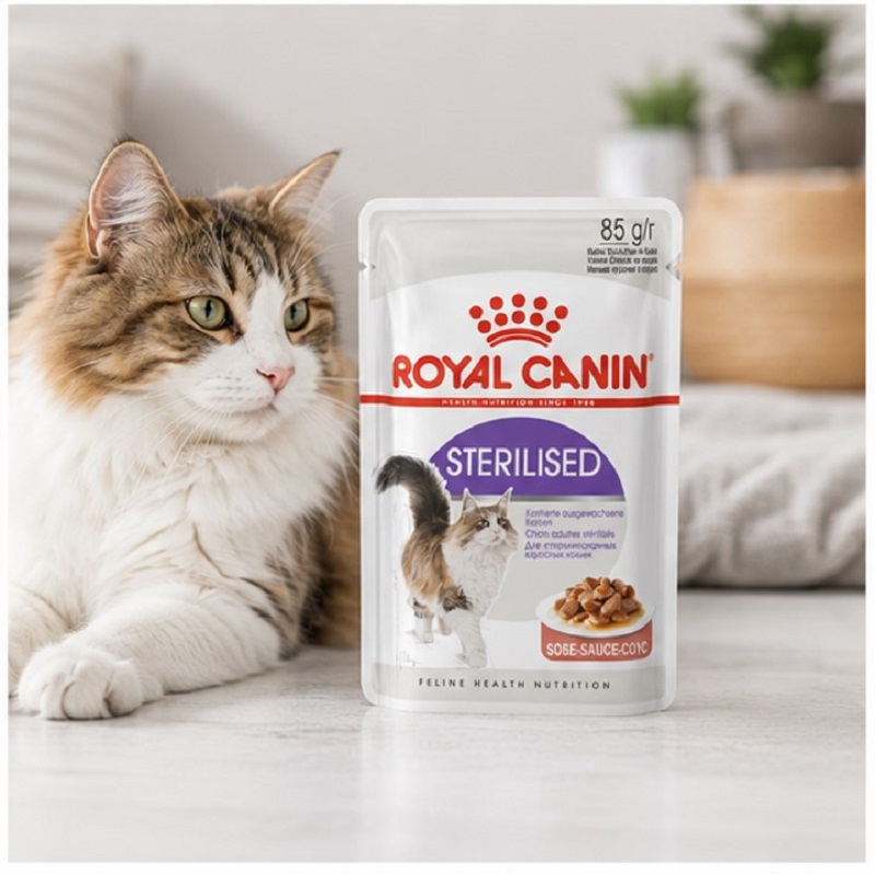 پوچ رویال کنین گربه عقیم شده 85 گرم RoyalCanin Sterilised