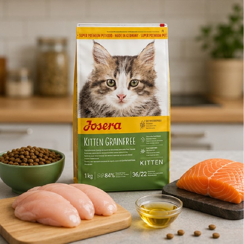 غذای خشک گربه کیتن گرین فری (بدون غلات) جوسرا 1 کیلوگرم Josera Kitten Grain Free