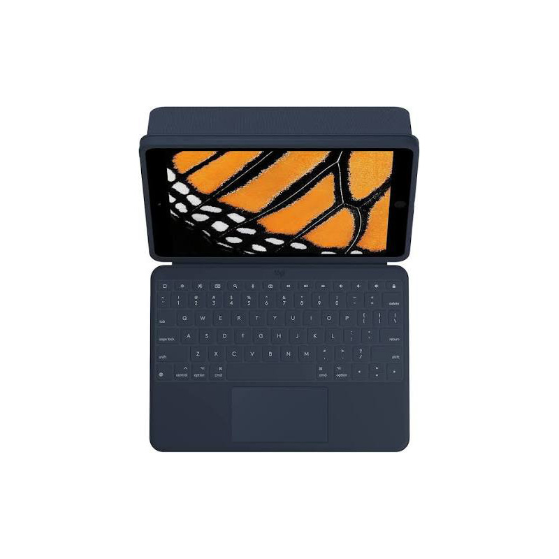 کیبورد کاور بی‌سیم لاجیتک مدل Logitech Rugged Combo3 Touch مخصوص آیپد نسل 7-8-9
