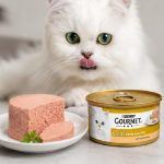 کنسرو گربه گورمت طعم مرغ 85 گرم Gourmet Canned