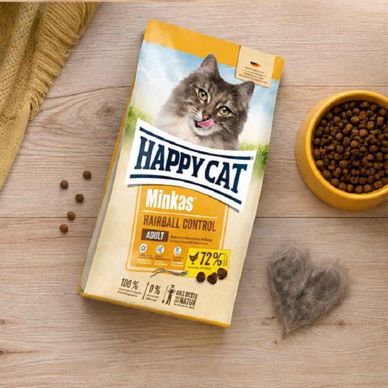 غذای خشک گربه هپی کت مینکاس هربال کنترل 2 کیلوگرم Happy Cat Food