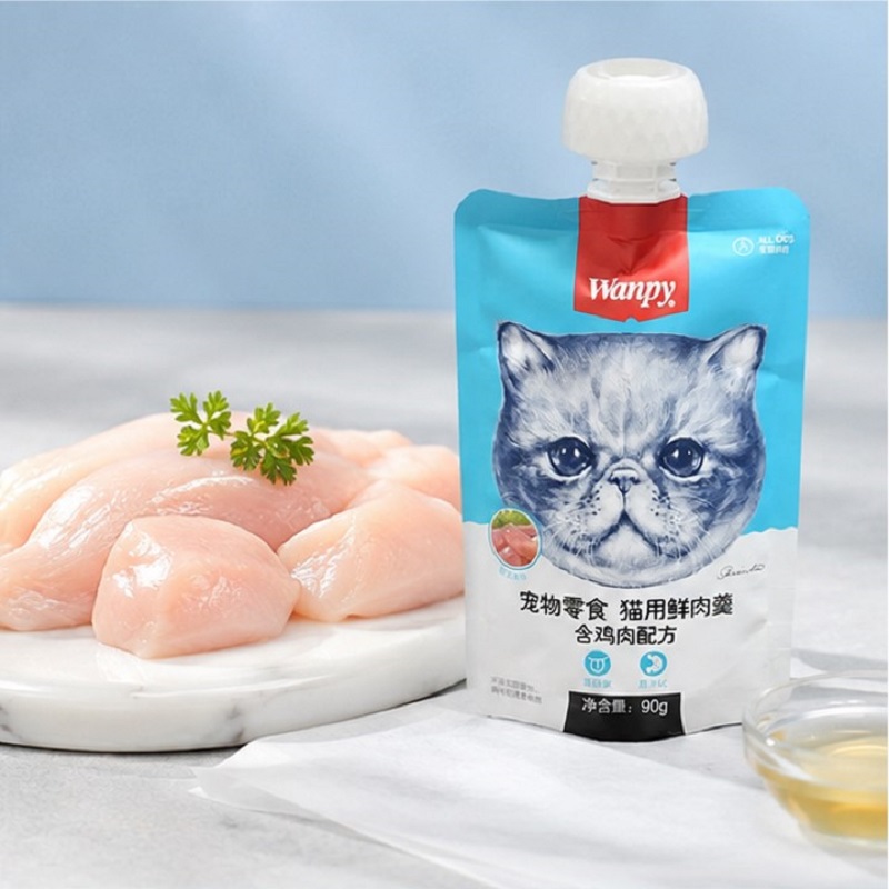 پودینگ گربه ونپی با طعم مرغ 90 گرم Wanpy Pudding