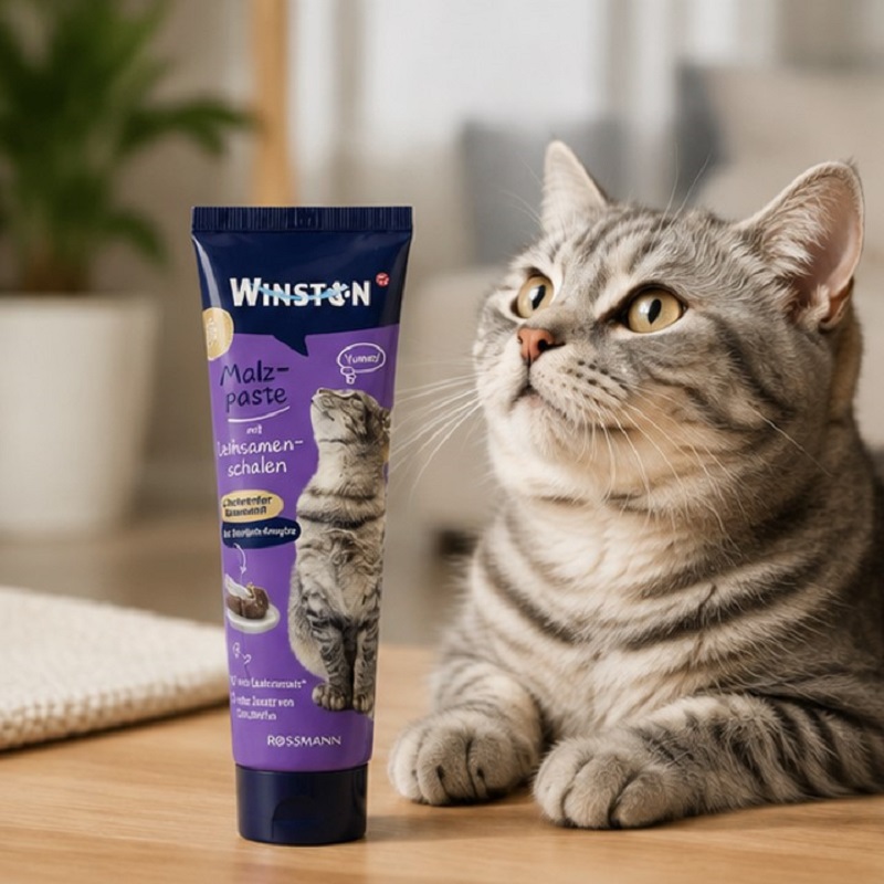 خمیر مالت بهبود عملکرد دستگاه گوارش گربه وینستون 100 گرم Winston Paste