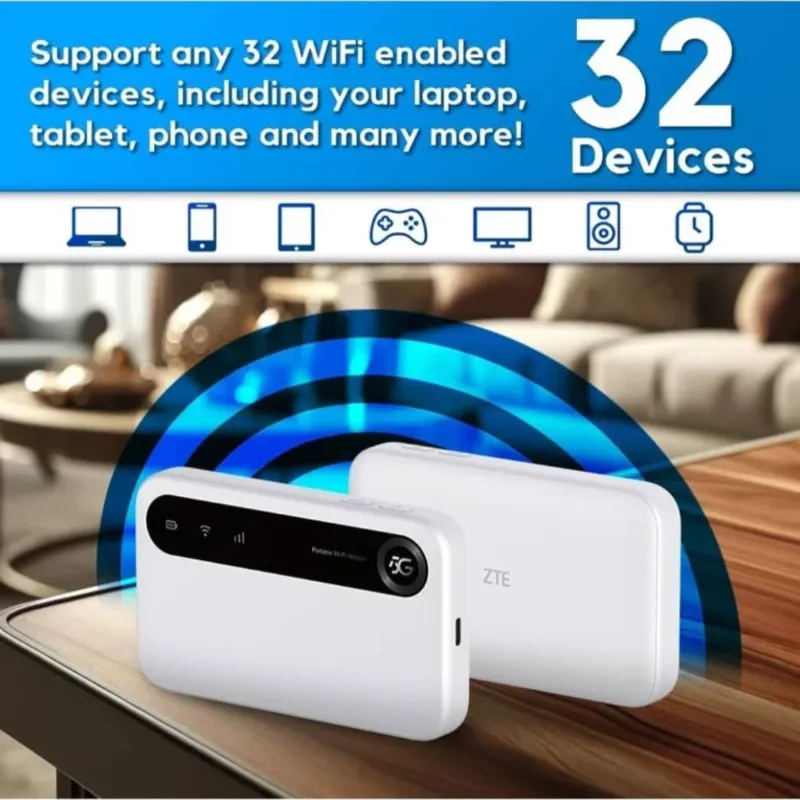 مودم 5G قابل حمل زد تی ای مدل ZTE U50