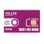 سیم کارت 4G/4.5G اعتباری رایتل 09211424998 به همراه 6 گیگ اینترنت دو ماهه