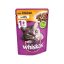 پوچ گربه بالغ با طعم مرغ ژله ای ویسکاس 85 گرم Whiskas Food
