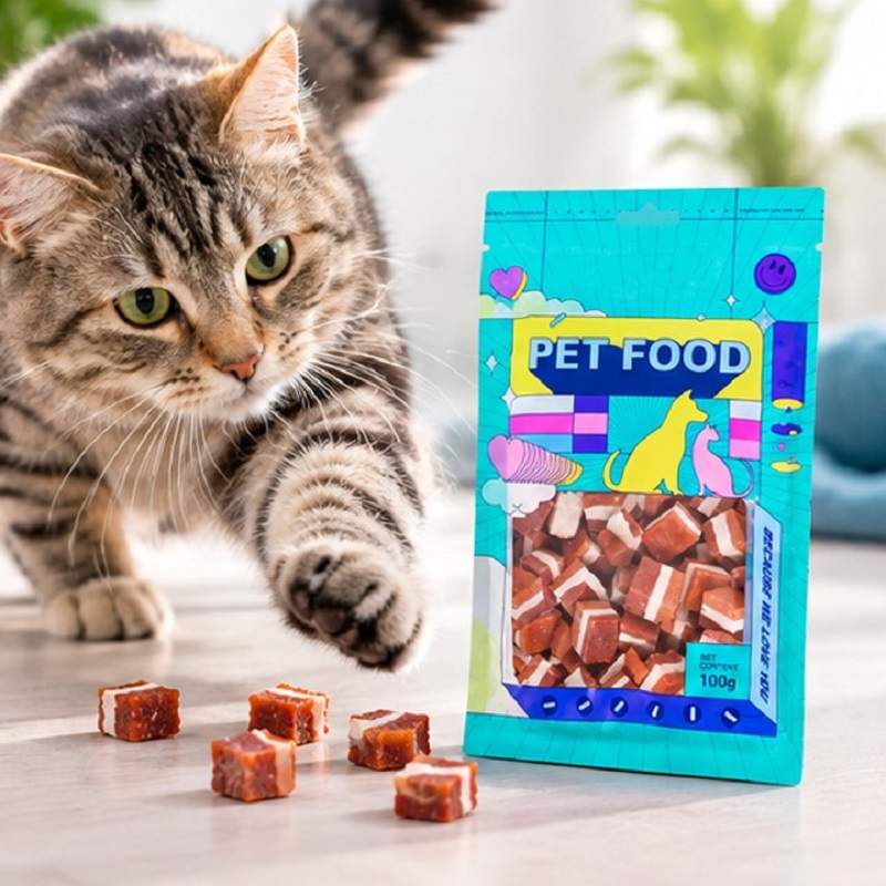 تشویقی گوشتی فانی پت با طعم گوشت گاو و مرغ 100 گرم Funny Pet Snack