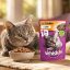 پوچ گربه بالغ با طعم مرغ ژله ای ویسکاس 85 گرم Whiskas Food