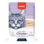 پوچ گربه سوپرپرمیوم ونپی با طعم مرغ و خرچنگ 85 گرم Wanpy Pouch