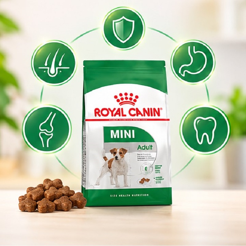غذای خشک سگ رویال کنین مینی ادالت 1 کیلوگرم Royal Canin Food 1kg