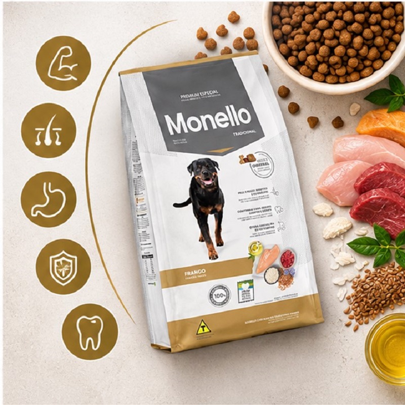 غذای خشک سگ مونلو تردیشنال 2 کیلوگرم فله Monello Food 2kg