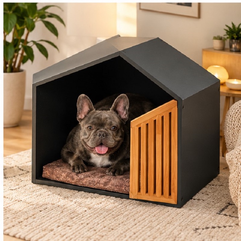 خانه چوبی گربه و سگ مدرن مدل 1140 Pet House