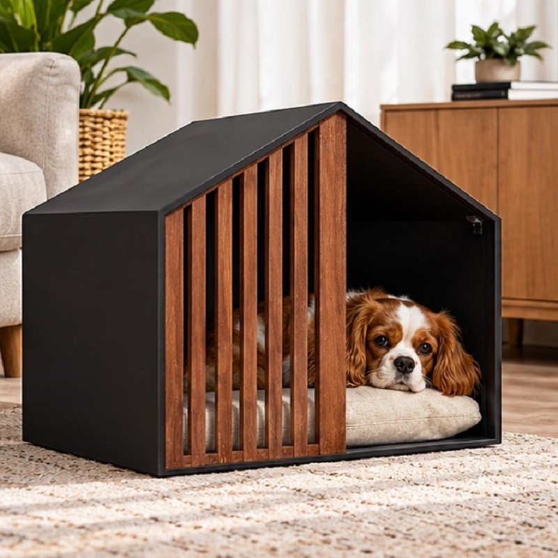 خانه چوبی گربه و سگ مدرن مدل 1133 Pet House