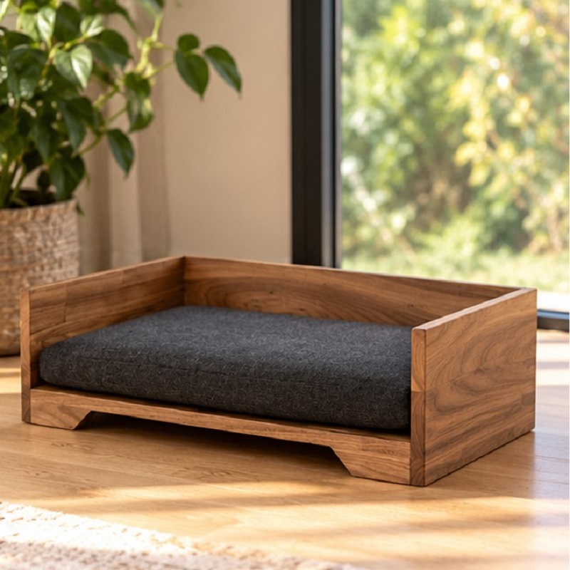 مبل و تخت چوبی لوکس بادی برای گربه و سگ کوچک Sofa and Bed Buddy