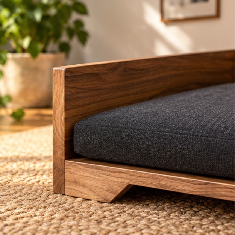 مبل و تخت چوبی لوکس بادی برای گربه و سگ کوچک Sofa and Bed Buddy