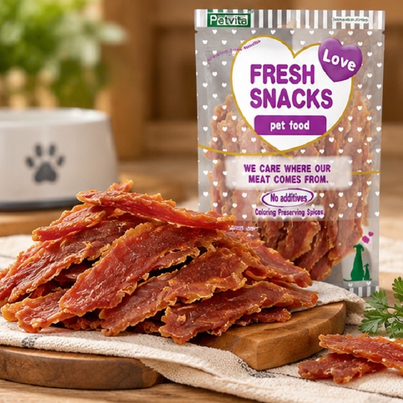 تشویقی سگ پت ویتا گوشت خشک شده گاو 160 گرم Petvita Snack