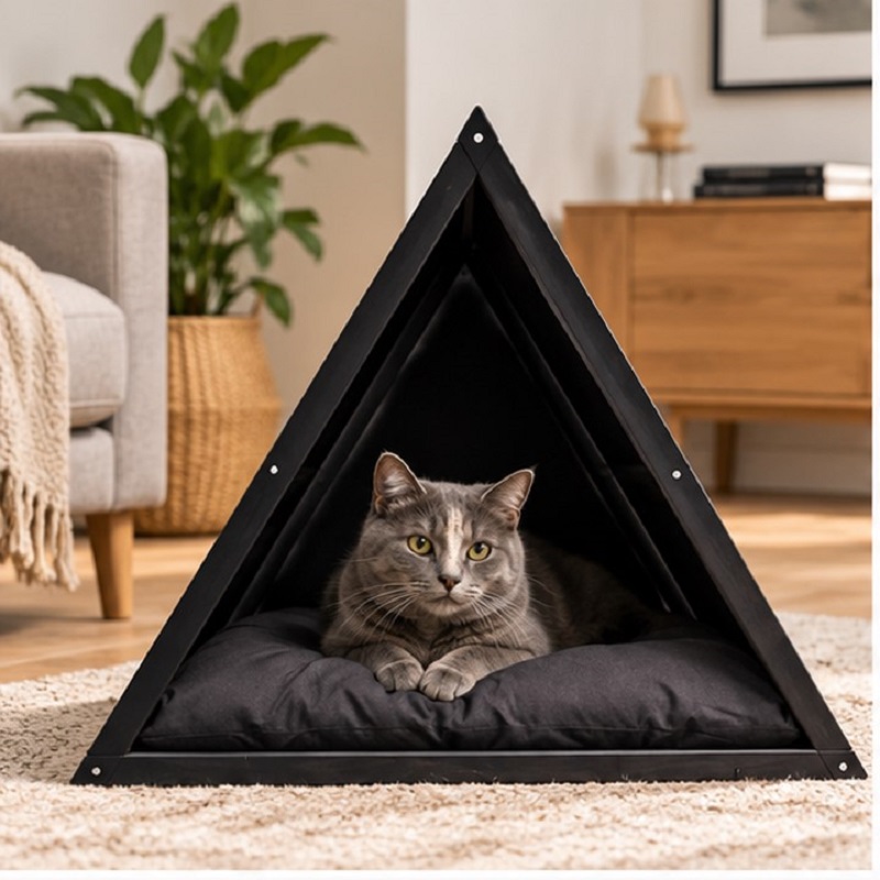 خانه چوبی گربه و سگ مدرن مدل 1129 Pet House