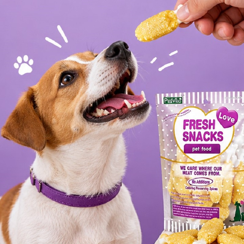 تشویقی سگ استخوانی با دورپیچ مرغ پت ویتا 160 گرم Petvita Snack