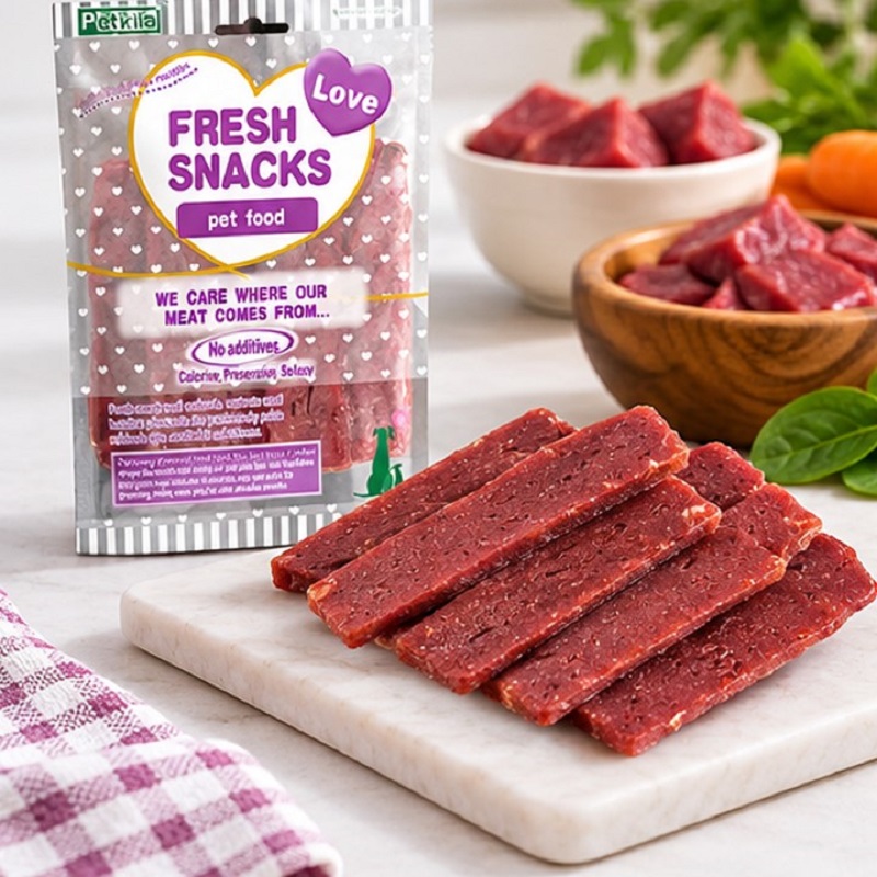 تشویقی سگ گوشت گاو 160 گرم Petvita Snack