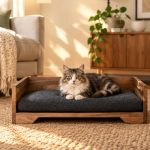 مبل و تخت چوبی لوکس بادی برای گربه و سگ کوچک Sofa and Bed Buddy