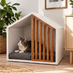 خانه چوبی گربه و سگ مدرن مدل 1133 Pet House