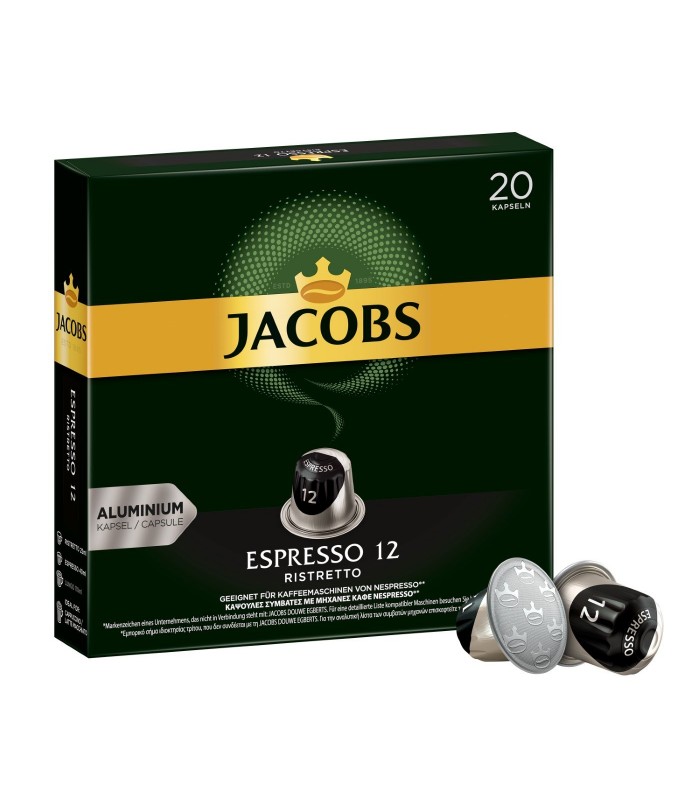 کپسول قهوه جاکوبز اسپرسو ریسترتو 12 «بیست عددی» | Jacobs Espresso Ristretto