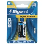 باتری نیم قلمی گیگاسل مدل Super Alkaline LR03-2