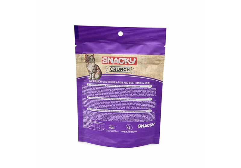 تشویقی گربه اسنکی کرانچ در 4 طعم 240 گرم Snacky Crunch