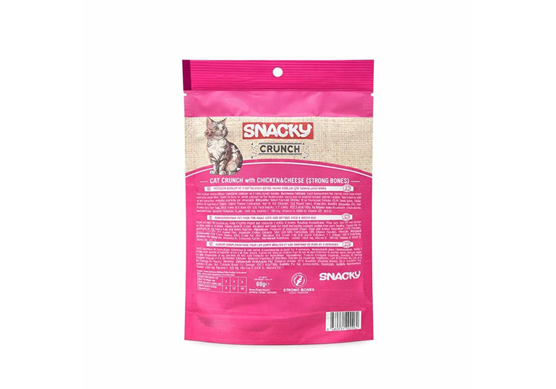 تشویقی گربه اسنکی کرانچ در 4 طعم 240 گرم Snacky Crunch