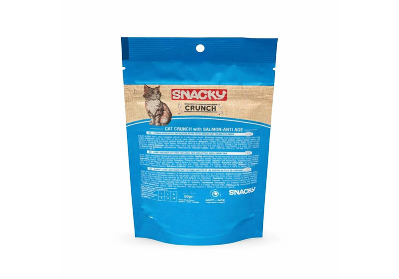 تشویقی گربه اسنکی کرانچ مدل Snacky Crunch Anti-Age طعم سالمون وزن 60 گرم